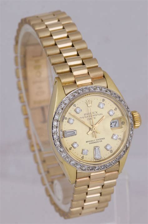 women's gold rolex presidential|18k gold rolex women's watch.